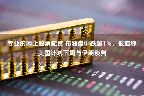 专业的网上股票配资 布油盘中跌超1%，报道称美国计划下周与伊朗谈判